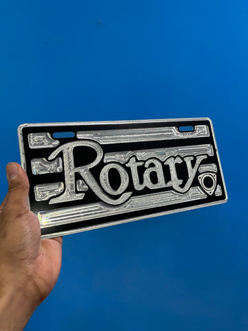 Rotary Small License Plate (11x5”)