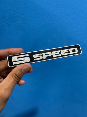 5 Speed Badge Suzuki Samurai