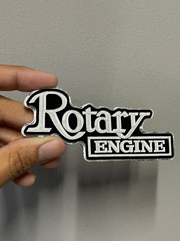 Rotary Engine Badge Emblem