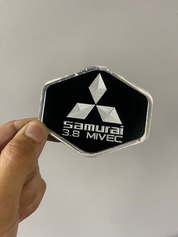 Samurai Mitsubishi 3.8 Mivec Grille Emblem