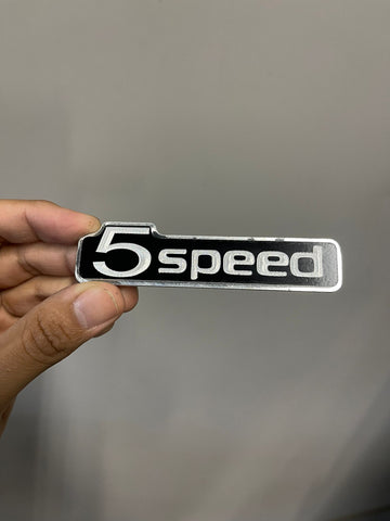 5 Speed Badge Toyota KE70 Punto 8