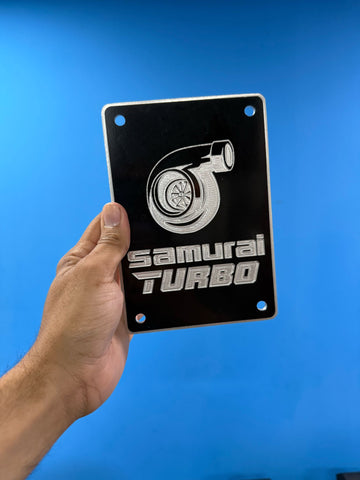 Suzuki Samurai Turbo Trunk Spare Delete Plaque