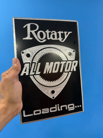 Suzuki Samurai Rotary All MotorTrunk Spare Delete Plaque