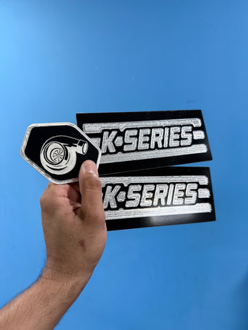 KSeries + Turbo Samurai Grille and A-Pillar Emblem Combo
