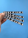 4Pcs Suzuki Samurai Mudflap Logos
