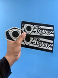 Suzuki Samurai Rotary Grille and A-Pillar Emblem Combo