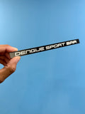 Intake Manifold Logo Plaque Custom TEXT 20B Cosmo