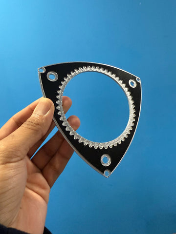 Rotary Rotor Exhaust trim ring for Fender, Exhaust or Bumper