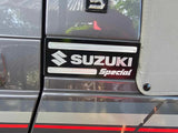 Suzuki Special Samurai A-Pillar Logo Plates Pair + Grille