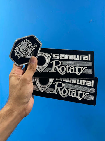 Samurai Rotary Grille and A-Pillar Emblem Combo