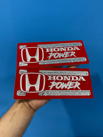 Suzuki Samurai Honda Power A-Pillar Emblems