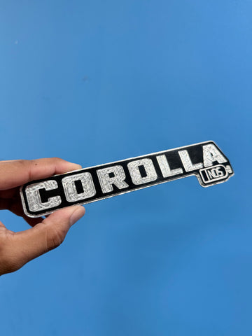 Corolla Nitrous NOS Rear Emblem 1.8 punto8