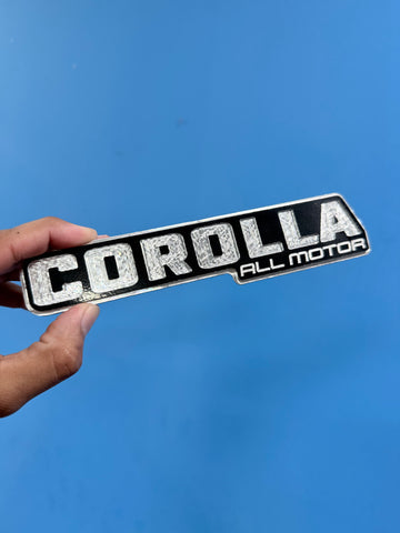 Corolla All Motor Rear Emblem 1.8 punto8