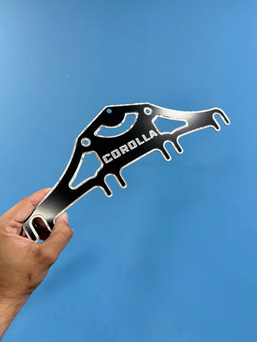 3TC Corolla Spark Plug Wire Hold Down Bracket with Spring Return provision