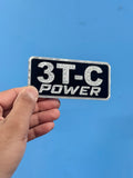 Toyota 3TC Power Valve Cover Logo Plate