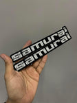 Samurai Fender Emblems Pair Custom